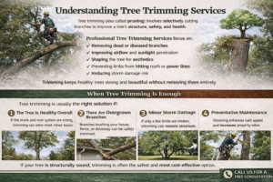 Tree Removal vs Tree Trimming