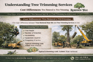 Tree Removal vs Tree Trimming